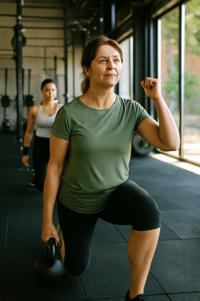 Treino funcional para iniciantes para mulheres com rotinas corridas